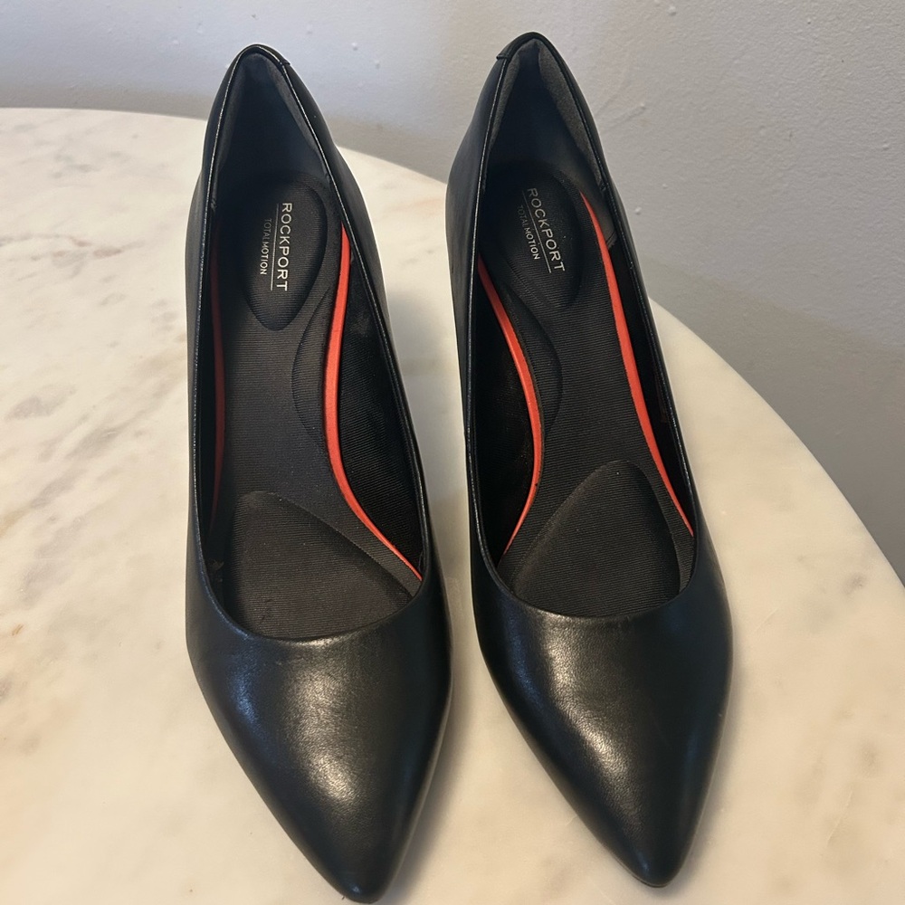 Rockport Women's Black and Red Heels